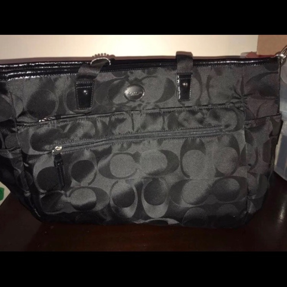 Coach diaper bag with pad NWT